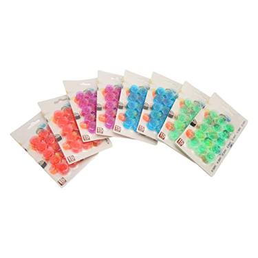 Imagem de CUOFYUNL 120 unidades de bobinas coloridas sortidas, transparentes, macias, de plástico durável, bobinas de costura para trabalho manual de máquina