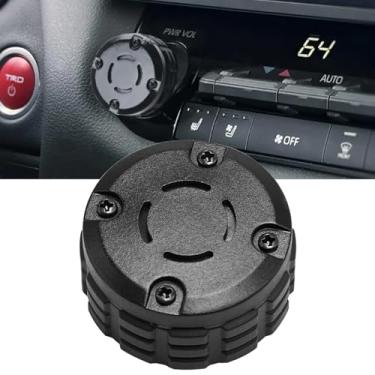 Imagem de OWITAT Compatível com Toyota Tundra/Sequoia 2022 2023 2024 2025 Substituição do botão de controle de rádio de 14 polegadas para 86128-0C060, botão de controle de rádio de volume de energia para tundra