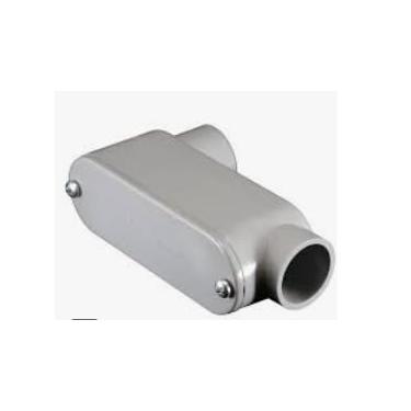 Imagem de RSLB40S Tipo de corpo de conduíte de PVC LB, encaixe de acesso de 1-1/4 polegada, 7,625 x 2,3 x 3,575 polegadas, cinza (1 unidade)