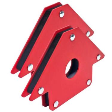 Imagem de 2 Esquadros Magnético Imã Serralheria Para Solda 45 90 135 - IDEA+PRO