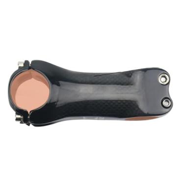 Imagem de Mesa de carbono 31,8 mm 6/17 graus para bicicletas de estrada/MTB com acabamento brilhante 3K. Peças para bicicletas de 70/80/90/100/110/120/130 mm.(6 degree 100mm)