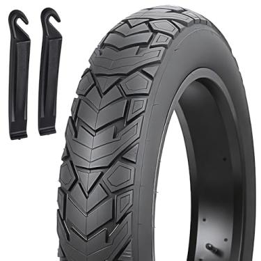 Imagem de Revere 20x4.0 Fat Tire Ebike Substituição – Pneu de bicicleta elétrica todo-o-terreno de alto desempenho, durável 50.8 cm x 10.2 cm E-Bike Fat MTB pneu para off-road, trilha e cidade (1 pneu)