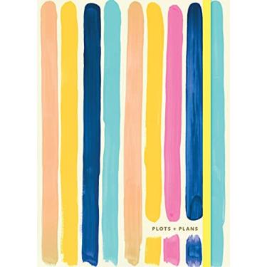 Imagem de Plots & Plans: Bright Stripes: (Organizational Planner and Notebook, Weekly Productivity Journal)