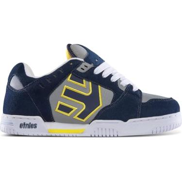 Imagem de Etnies Tênis de skate masculino Faze, Cinza marinho e amarelo, 45