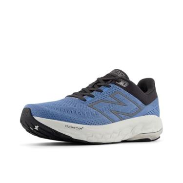 Imagem de New Balance Fresh Foam X 860 V14 Tênis de corrida masculino, Azul laguna/cimento preto/matéria cinzenta, 10 Wide