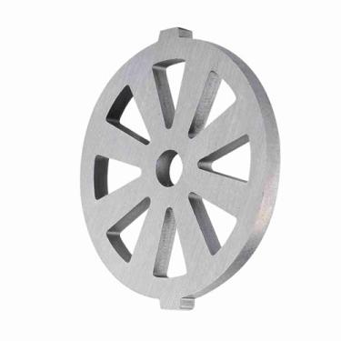 Imagem de GLOGLOW Moedor Elétrico de Alimentos, Moedor de Carne, Picador de Liga, Furo de 7 Mm, Prata, 53 Mm de Diâmetro, Seguro para Máquina de Lavar Louça, Lâmina Afiada Nan Componentes de Eletrodomésticos