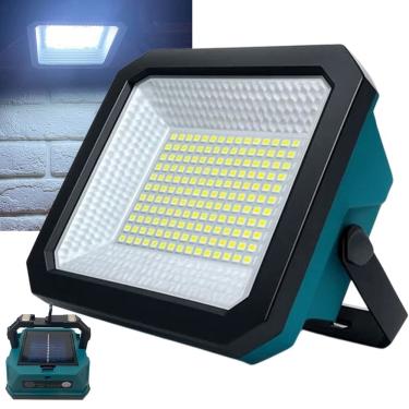 Imagem de Lanterna Refletor Luminaria Solar Luz Emergia SOS Led Acampamento Quintal Varanda Iluminaçao Segurança