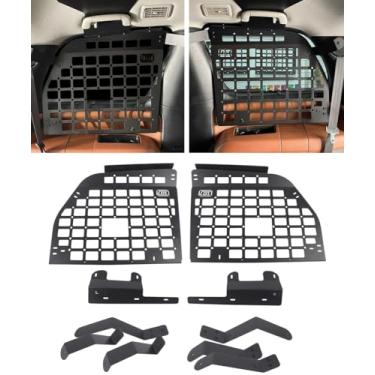 Imagem de Para Toyota Sequoia 2008-2022 painel de armazenamento modular prateleira traseira porta-malas painel molle organizador de porta-malas liga de alumínio (painéis laterais)