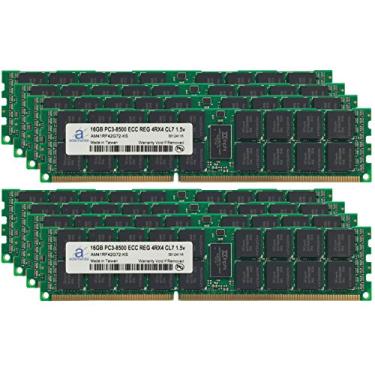Imagem de Adamanta Atualização de memória de servidor de 128 GB (8 x 16 GB) para HP Proliant DL380 G6 DDR3 1066Mhz PC3-8500 ECC registrado 4Rx4 CL7 1,5v