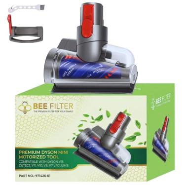 Imagem de Bee Filter Mini cabeça de escova motorizada compatível com Dyson V7 V8 Cyclone V10 V11 V15, cabeça de substituição de fixação antiembaraço, adequada para cabelos longos e pelos de animais de estimação