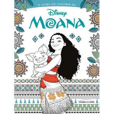 Imagem de Livro - O livro de colorir da Moana