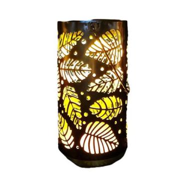 Imagem de Lanterna De Ferro Solar Para Decoração De Jardim Ao Ar Livre, Festa, P