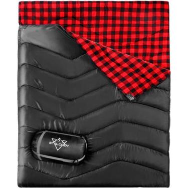 Imagem de Saco de Dormir Doble ETGLCOZY de Franela para Adultos y Niños