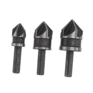 Imagem de Jogo De Escareadores Aço Rápido 3 Peças 203105 Worker