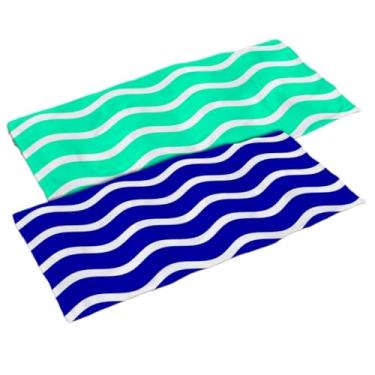 Imagem de Kit 2 Toalha de Praia e Banho Padrão Vibrante para Praia, Piscina,Ideal para Família e Amigos(TO-1232/1233)