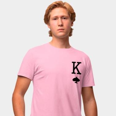 Imagem de Camisa Camiseta Genuine Grit Masculina Estampada Algodão 30.1 Rei, Ros