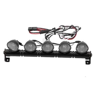 Imagem de SIWOTED 5 LEDs barra de luz farol peça acessória para carro AXIAL Scx10 RC
