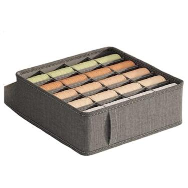 Imagem de Organizador De Roupa íNtima Honeycomb – Para Guardar Meias, Calcinhas E Cuecas(Kit de divisórias cinza escuro-20 2)
