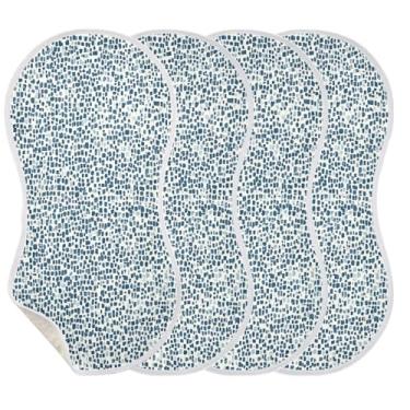 Imagem de Wassud Pacote com 2 panos de musselina cinza para arrotos de algodão, toalhas de rosto absorventes e macios para arrotos para meninos e meninas recém-nascidos