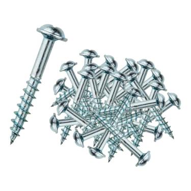 Imagem de Generic 100 Parafusos Autoatarraxantes M4 25 com Meia Rosca para Madeira, para Perfuração Automática.