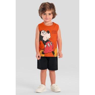 Imagem de Regata infantil menino do Mickey Mouse Brandili, 2, Vermelho