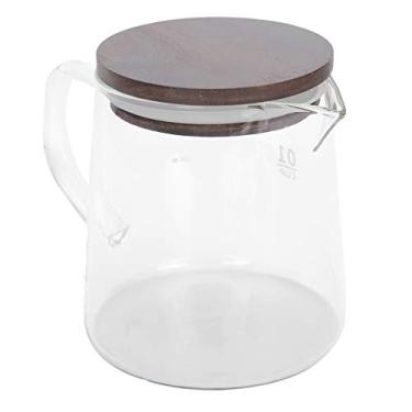 Imagem de AUNMAS Jarra de café de Vidro Com Tampa, Jarra de café Transparente Com Design de Isolamento de Camada Dupla para Suco de Leite e chá, Chaleira de Vidro de Borosilicato Resistente Ao Calor de 300ML