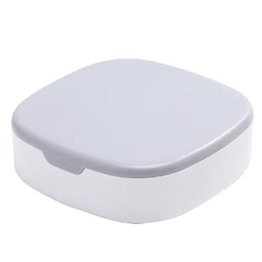 Imagem de ZJchao Caixa Organizadora de Joias Portátil Multifuncional Caixa de Armazenamento de Joias Com 7 Compartimentos Espelho de Maquiagem para Anéis Brincos Colares Pulseiras Material ABS