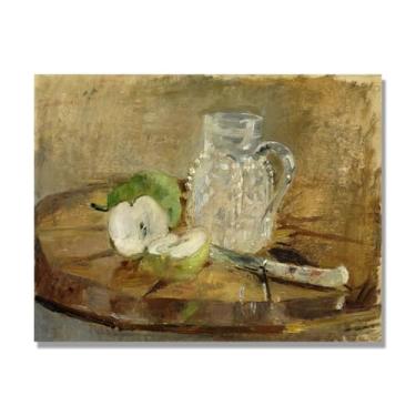 Imagem de NHLDZYH Arte em tela vintage de frutas mortas, pintura clássica de cozinha country, decoração de parede de casa de fazenda quente para sala de jantar e cozinha. A60. 70 x 90 cm - 27,6 x 35,4 pol