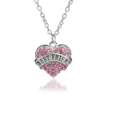 Imagem de Colar Best Friends Amizade Folheado Níquel - Milena Folheados