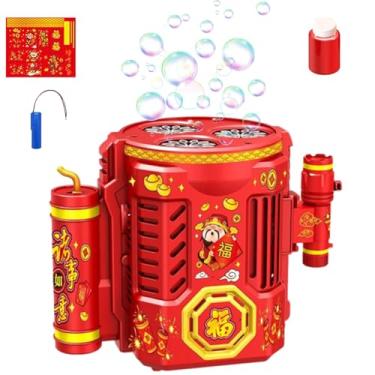 Imagem de Máquina automática de bolhas de fogos de artifício, soprador de bolhas de fogos de artifício | Máquina de de de de ano novo com atmosfera de festa, elétrica de de