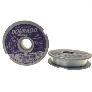 Imagem de Linha Pesca Mazzaferro Branca 0,30Mm X100M 19Dp1B030 - Kit C/20