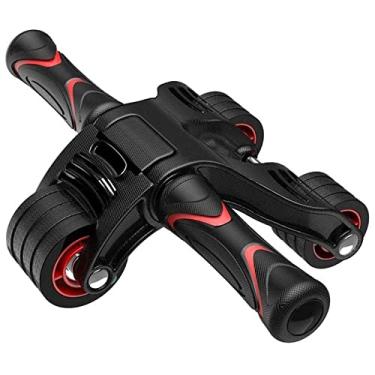 Imagem de Feiyx Roller Wheel - Equipamento de treino resistente para treino básico, equipamento de fitness para trabalho e perda de peso, para academia em casa, rolo abdominal resistente para exercícios