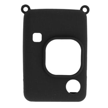 Imagem de Capa de silicone para câmera LIPLAY, capa protetora macia capa protetora instantânea para câmera, poeira fácil de limpar (preto)