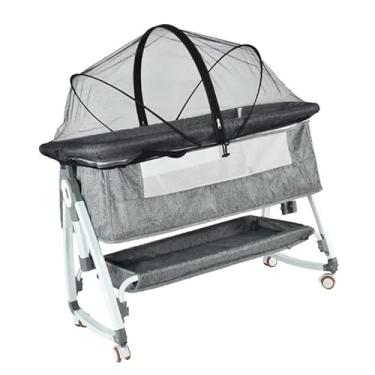 Imagem de Infantil Fly Net Multifuncional Portátil Berço Tenda Para (Preto)