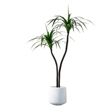 Imagem de SLGGPJBU Plantas falsas planta artificial planta artificial simulação de árvore planta falsa vaso interior escritório loja jardim decoração exterior presente plantas artificiais interior exterior, A