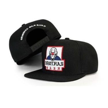 Imagem de Boné Brothas And Cash Snapback aba reta Foto Palhaço BRO-213-Masculino