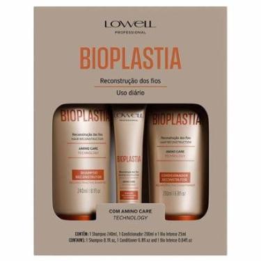 Imagem de Lowell Bioplastia Reconstrutor Kit - Shampoo + Condicionador + Booster Kit-Unissex