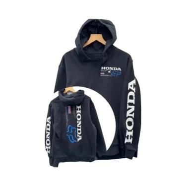 Imagem de Moletom Masculino Com Logo Honda 2025 Moda Casual Para Outono E Invern