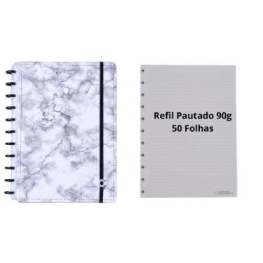 Imagem de Kit Caderno Inteligente Bianco e Refil Pautado Grande