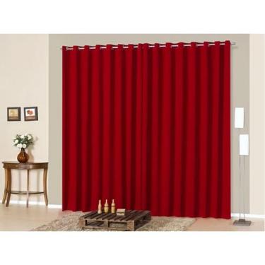 Imagem de Cortina Para Sala Ou Quarto 3,00x2,50 metros Grande Envio Rápido - Cid