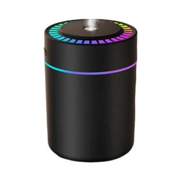 Imagem de Umidificador De Ar Portátil De 180ML Com Difusor De Aromaterapia E Luz