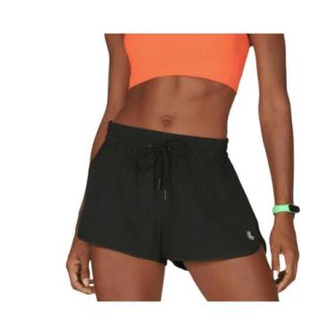 Imagem de Short Lsport Af  Run Corrida Feminino Lupo, Preto, GG