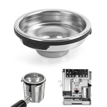 Imagem de Cesta de filtro de copo único compatível com acessórios Ninja Luxe Cafe ES701, filtro poroso pressurizado de café de aço inoxidável, cesta portátil reutilizável para café Ninja Luxe Cafe