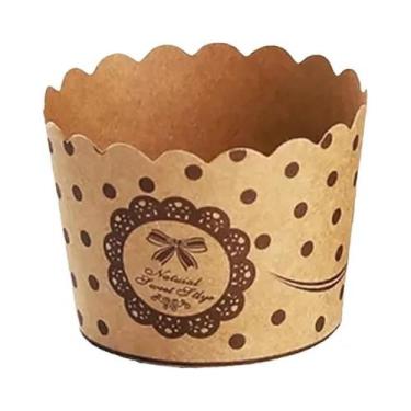 Imagem de 50 Peças De Forminhas De Papel Para Cupcake, Embalagens Para Bolos, Su