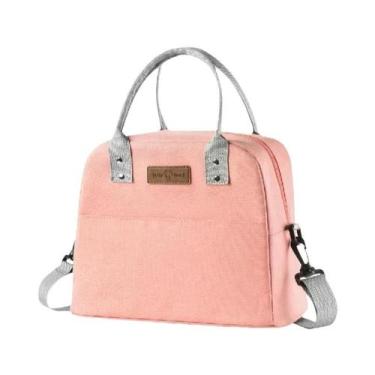 Imagem de Bolsa Térmica Portátil Feminina Para Almoço, Bolsa Refrigerada Transve