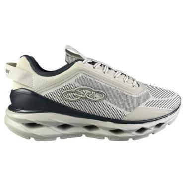 Imagem de Tênis Olympikus Beats Masculino Esportivo Original Cor:Arenito/ChumboT