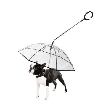 Imagem de Guarda-Chuva Para Cães Pequenos Com Corda 2023, Impermeável E À Prova 