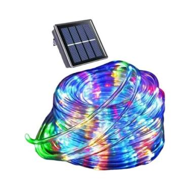 Imagem de Corda De Luz LED Solar À Prova d'Água Para Decoração Externa De Jardim