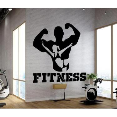 Imagem de Adesivo de parede  academia e musculação  - Ambiente dekorado, 60cm, p