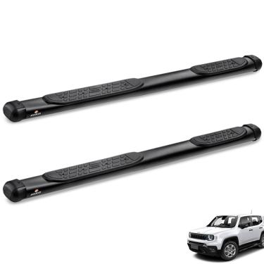 Imagem de Estribo Lateral Renegade 2016 a 2025 Tubular K1 Preto Keko